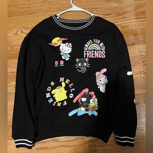 Sanrio Hello Kitty And Friends Graphic Sweatshirt - Black